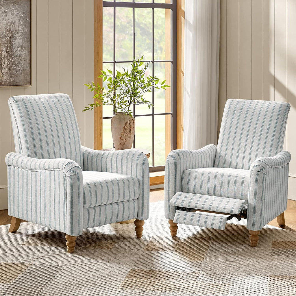 HULALA HOME 50.5" Loveseat Sofa with Solid Wood Spindle Legs, 2 Seater Farmhouse Sofa with Rolled Wide Armrests, Comfy Upholstered Small Couch for Living Room Bedroom, Linen